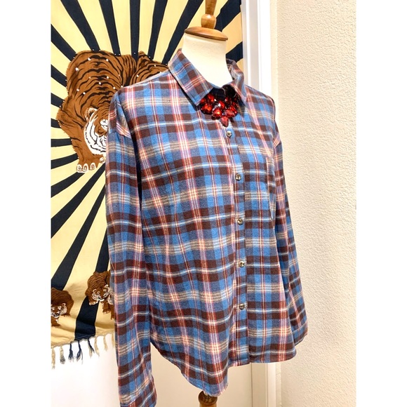 🌈 Amazing plaid top - Picture 3 of 8